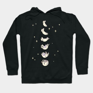 Celestial Feline Frolic Hoodie